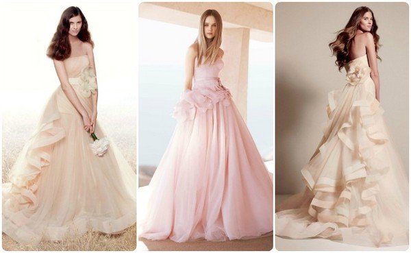 Цвет свадебного платья: какой выбрать?