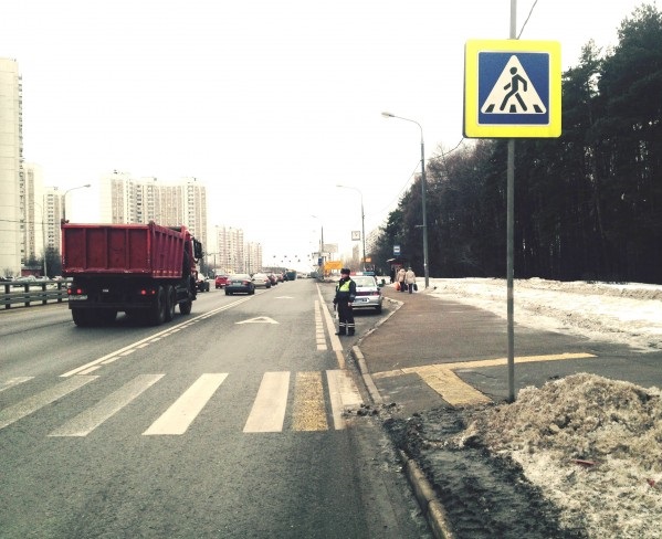 Столичные гаишники начали пешеходный рейд