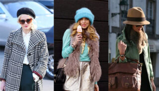 Женские головные уборы и перчатки сезона осень-зима 2011-2012