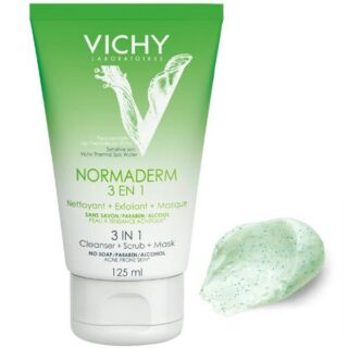 VICHY Normaderm: глубокое очищение три-актив 3 в 1