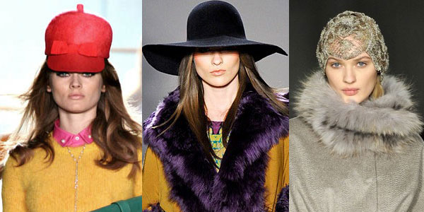 Модные головные уборы 2012-2013