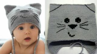 Детские вязаные шапочки