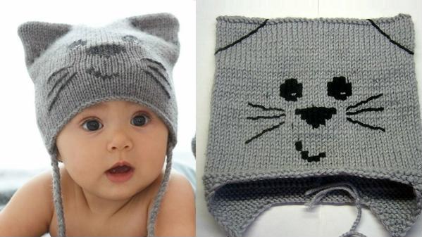 Детские вязаные шапочки