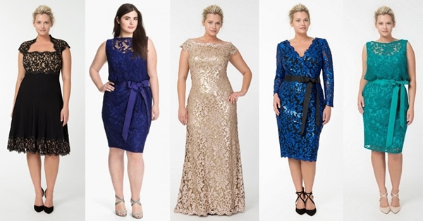Вечерние наряды для полных дам