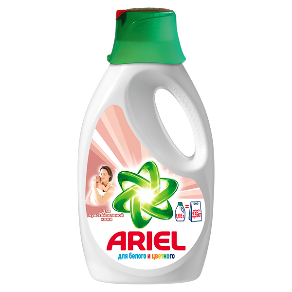 Новый Ariel гель: ухаживает как порошок