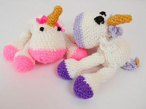 Единорог из резинок