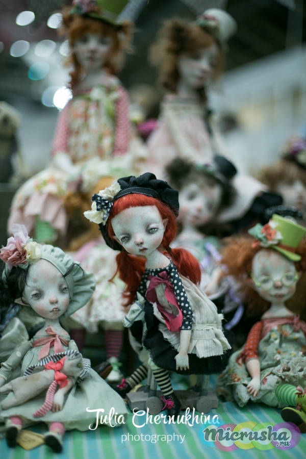 XI Международный салон кукол в Москве (1-4 октября 2015г) на Тишинке. Фото.
