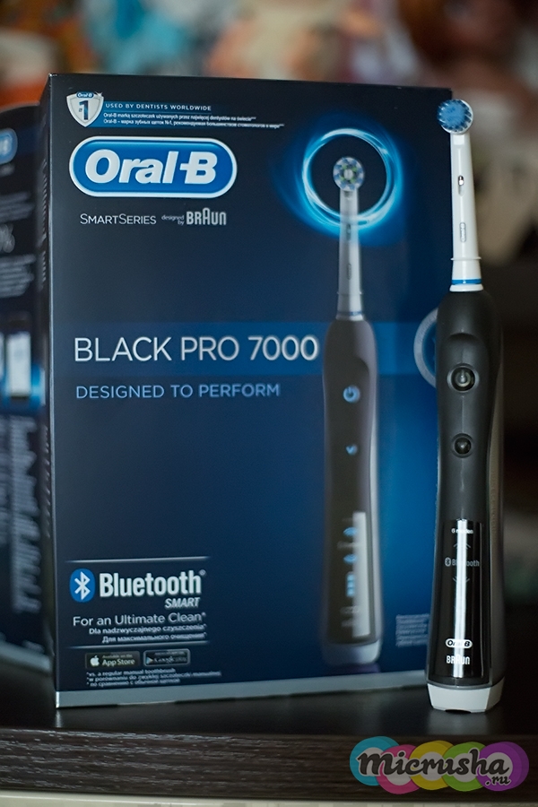 Oral-B Black PRO 7000 — самая умная щетка!