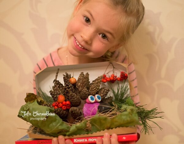 Осенняя поделка Ёжик – фото, как сделать самим.