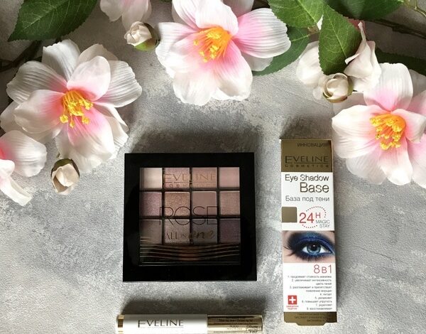 Румяна и хайлайтер Eveline. Свотчи, макияж.