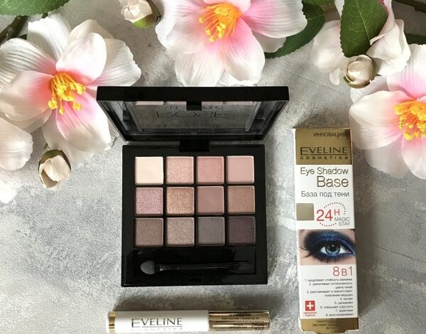 Трендовые тени для век Eveline All in One в оттенке №2 Rose