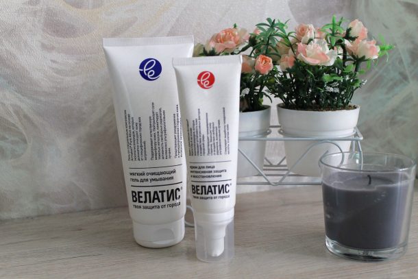 Защита от города с линией уходовых средств Велатис