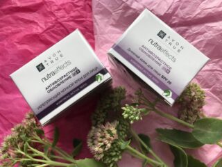 Уходовая линия для лица Avon Nutra Effect 55+. Дневной и ночной кремы. Обзор.