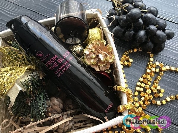 Гель-пенка для умывания A`PIEU FROM THE BLACK с черными семенами. Отзыв.