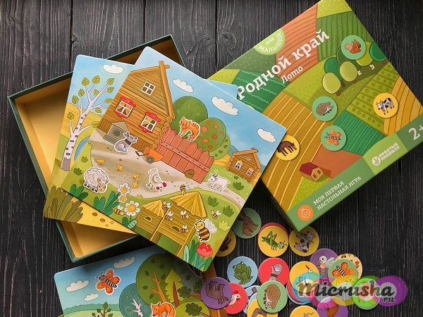 Детская настольная игра Лото Родной Край от Простые Правила.