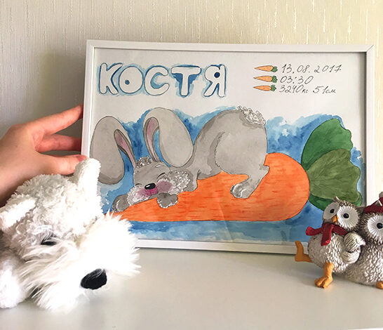 Рисуем кролика