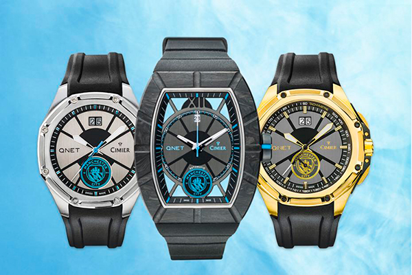 Чемпионы из Manchester City сверяют часы с QNET