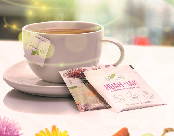 Иван-чай с яблоком и корицей