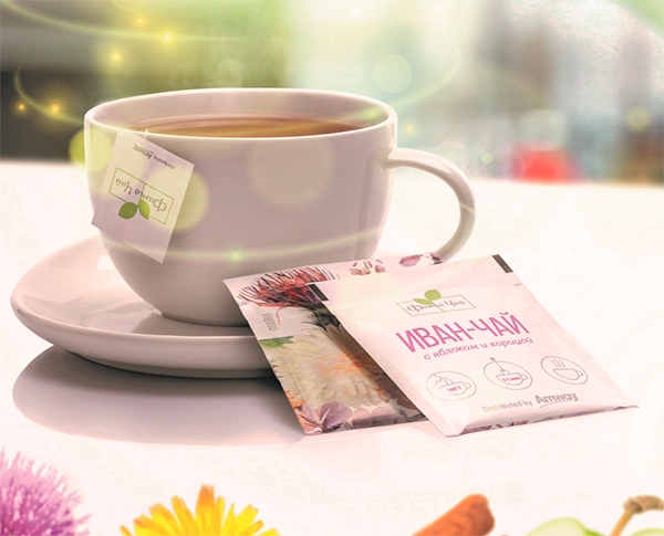 Иван-чай с яблоком и корицей