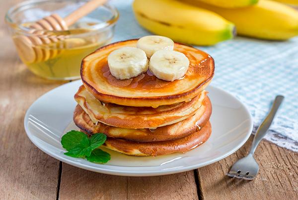 Оладьи с бананом